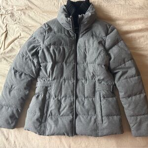 Weatherproof Black and Gray Down Jacket